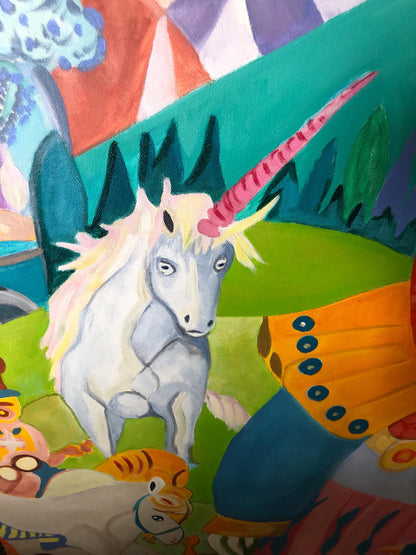 Big eyes II  100 cm x 100cm x 1,5 cm