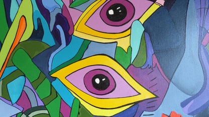 L'orgueil  100 cm x 100cm x 1,5 cm