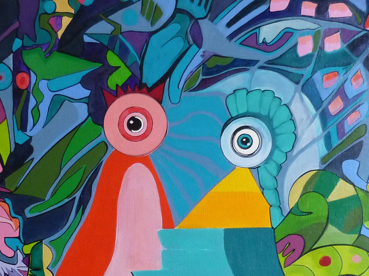Confidences  - 50 cm x 50 cm x 1,5  cm