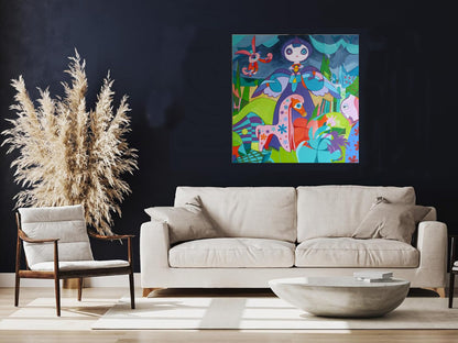 Nouchka -  80 cm x 80cm