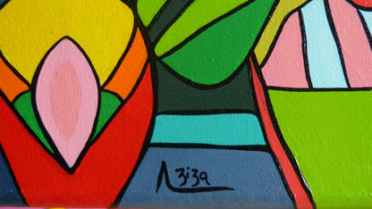 Tlahuizcalpantecuhtli - 40 cm x 40cm x 3 cm